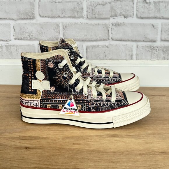 ⭐Converse x Isabel Marant Chuck 70 Hi Sz 7.5 Men Shoes Black Vanilla Ice A14800C - Picture 9 of 14